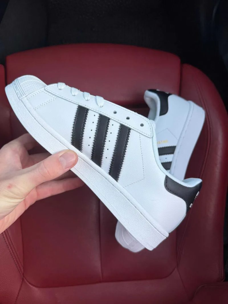 (ОПЛАТА ПІСЛЯ ОГЛЯДУ)Adidas Superstar Classic White Black Адідас Суперстар Класичні Біло-чорні — фото 4