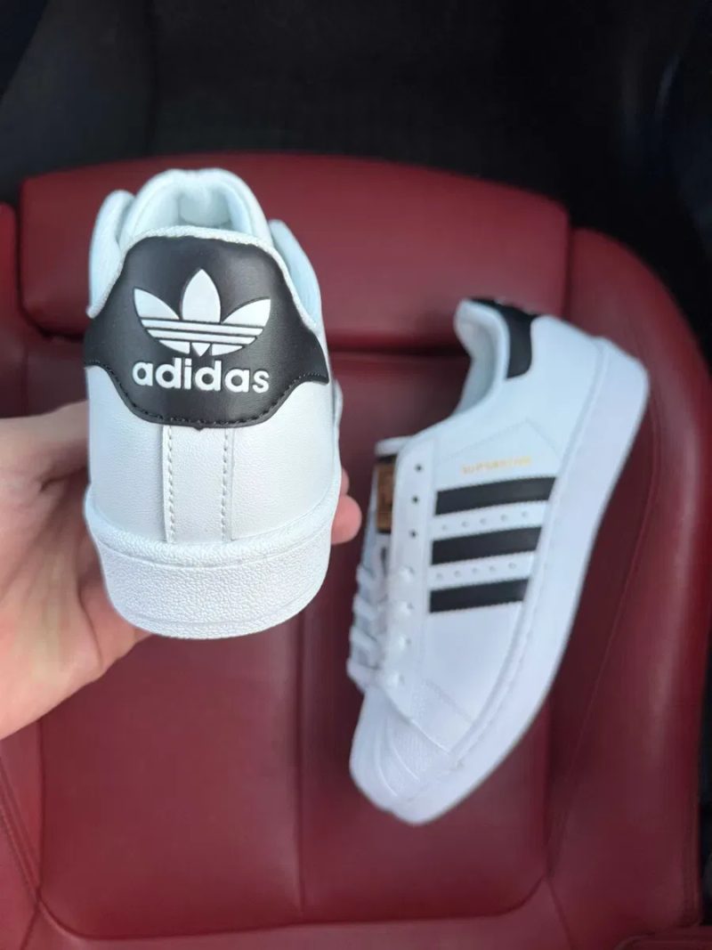 (ОПЛАТА ПІСЛЯ ОГЛЯДУ)Adidas Superstar Classic White Black Адідас Суперстар Класичні Біло-чорні — фото 5