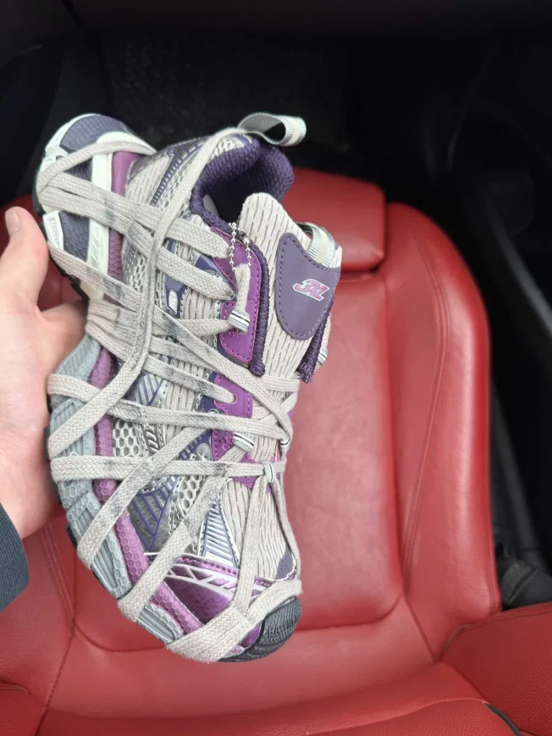 (ОПЛАТА ПІСЛЯ ОГЛЯДУ)Balenciaga 3XL Extreme Lace Grey Violet — фото 3