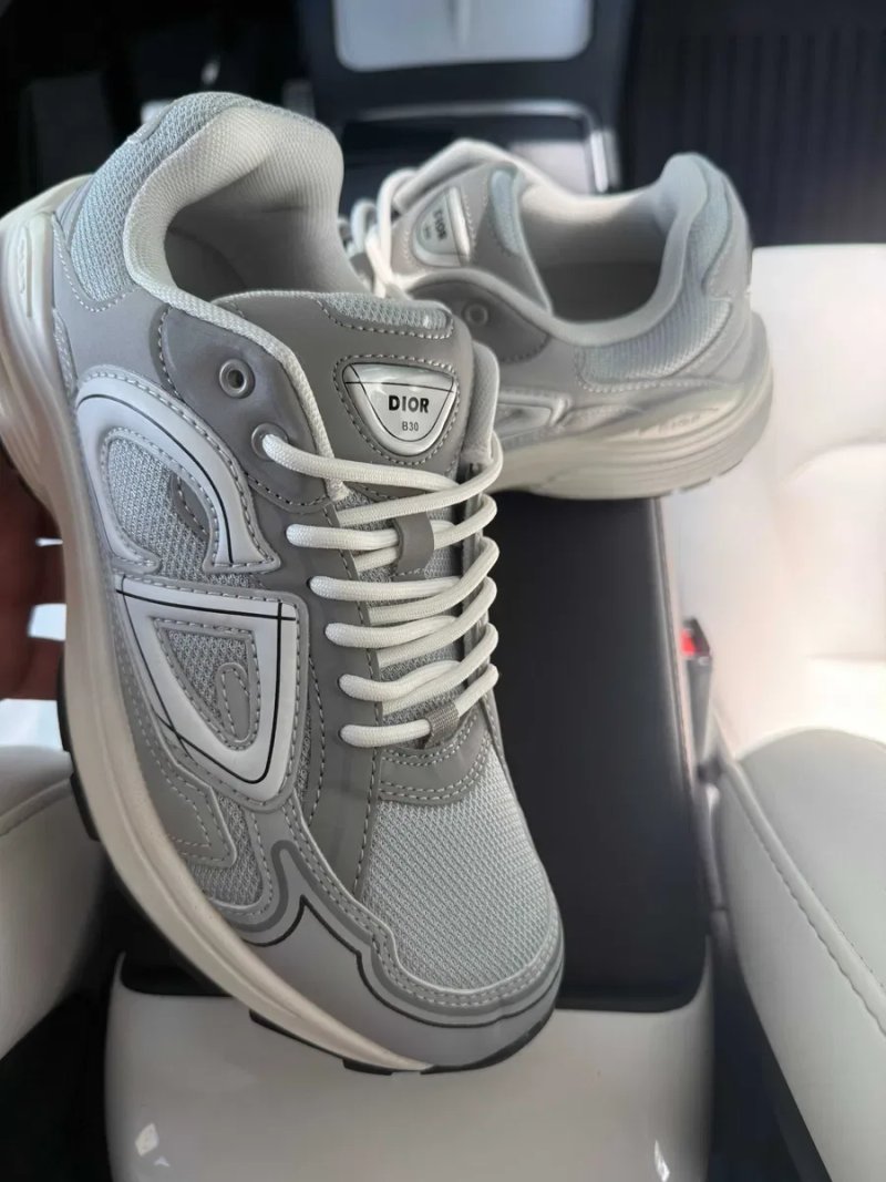 (ОПЛАТА ПІСЛЯ ОГЛЯДУ)Dior B30 Grey White Діор Б30 Сіро-білі — фото 2
