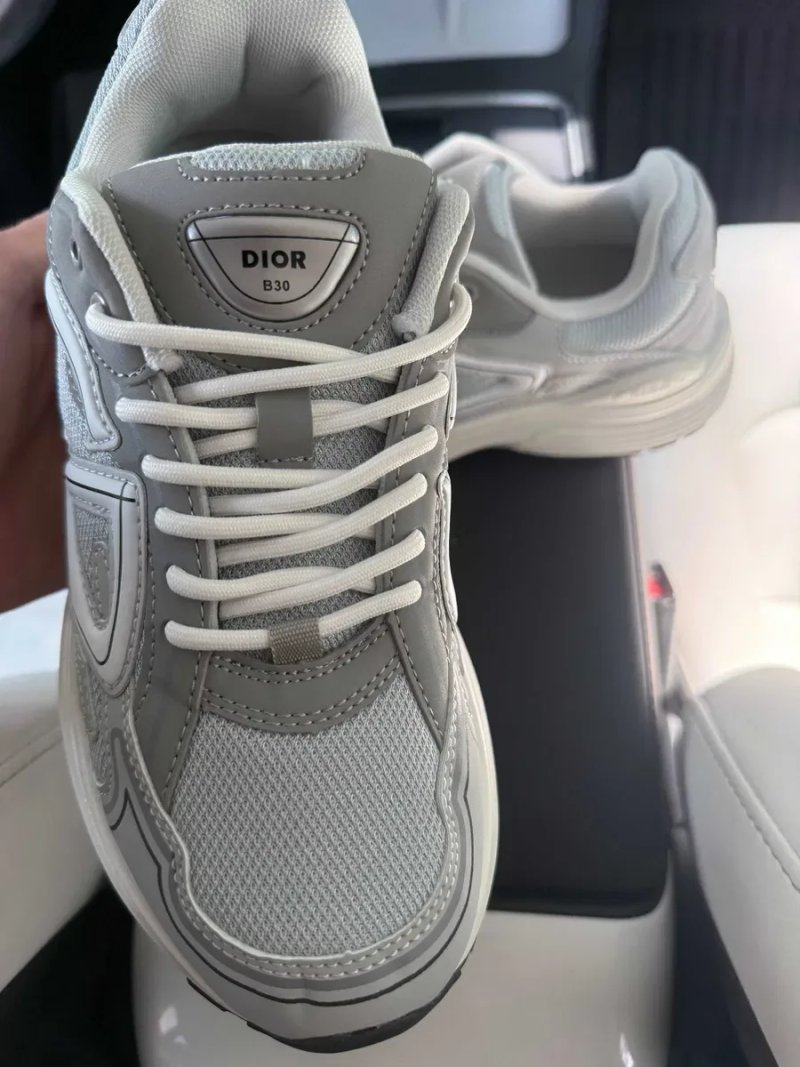 (ОПЛАТА ПІСЛЯ ОГЛЯДУ)Dior B30 Grey White Діор Б30 Сіро-білі — фото 3