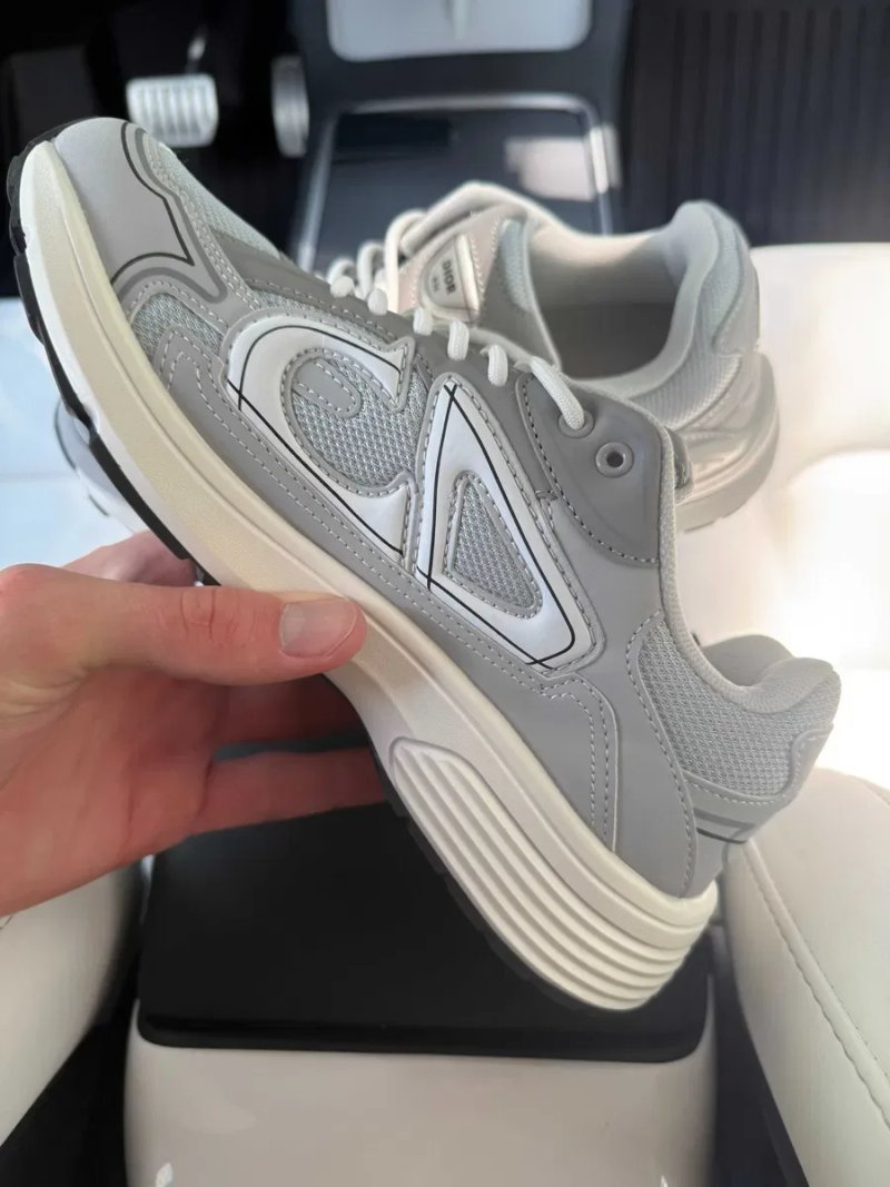 (ОПЛАТА ПІСЛЯ ОГЛЯДУ)Dior B30 Grey White Діор Б30 Сіро-білі — фото 4