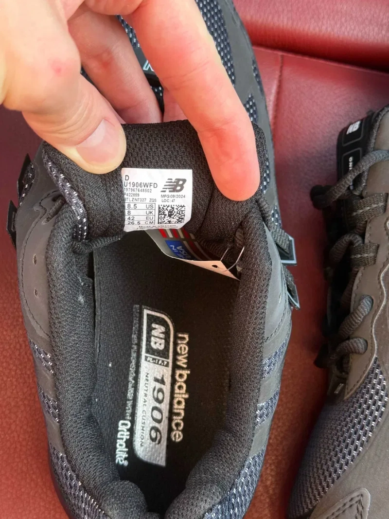 (ОПЛАТА ПІСЛЯ ОГЛЯДУ)New Balance 1906R Fantomfit Black Нью Беленс 1906Р Фантоміт Чорні — фото 7