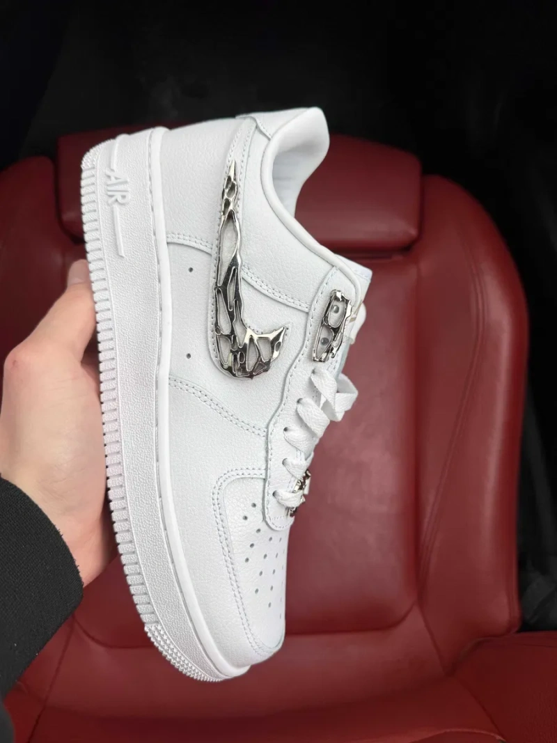 (ОПЛАТА ПІСЛЯ ОГЛЯДУ)Nike Air Force 1 Low Molten Metal Silver Найк Аір — фото 2