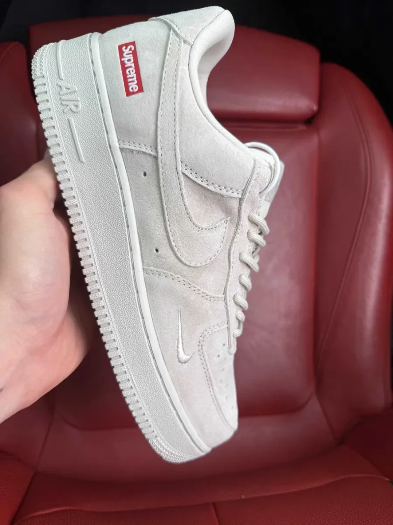 (ОПЛАТА ПІСЛЯ ОГЛЯДУ)Nike Air Force 1 Low x Supreme Beige Найк Аір Форс 1 Лоу х Супрім Бежеві — фото 2
