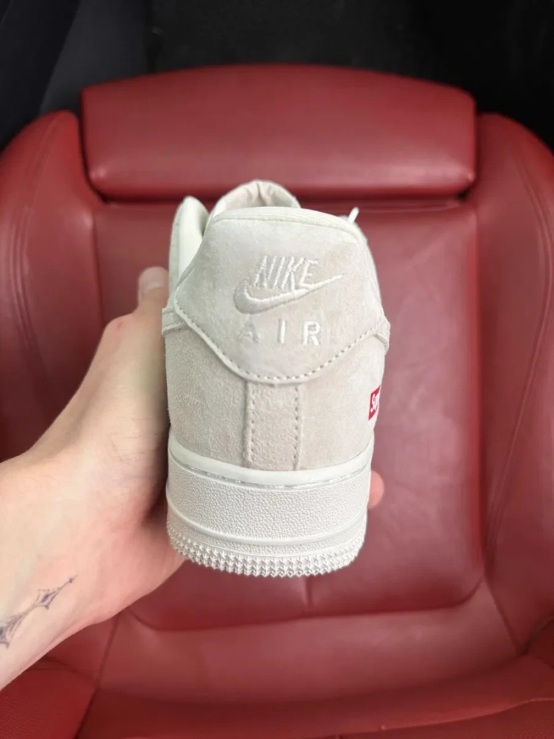 (ОПЛАТА ПІСЛЯ ОГЛЯДУ)Nike Air Force 1 Low x Supreme Beige Найк Аір Форс 1 Лоу х Супрім Бежеві — фото 6