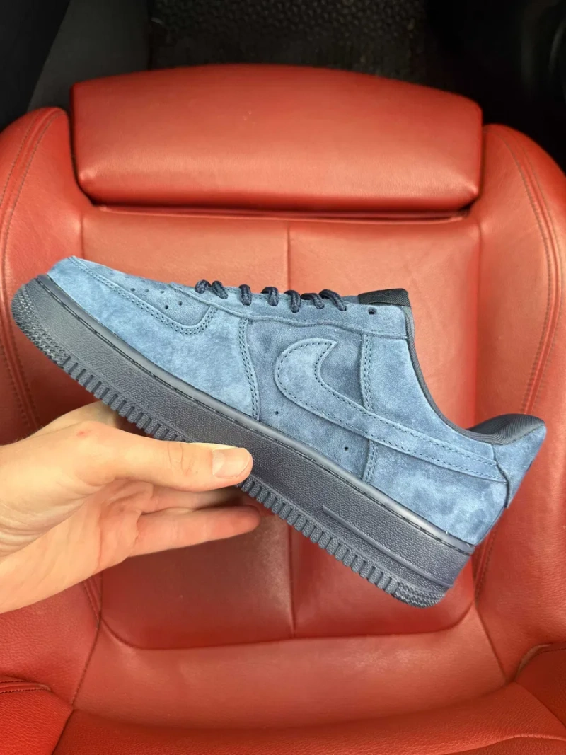 (ОПЛАТА ПІСЛЯ ОГЛЯДУ)Nike Air Force 1 Low x Supreme Blue Найк Аір Форс 1 Лоу х Супрім Сині — фото 5