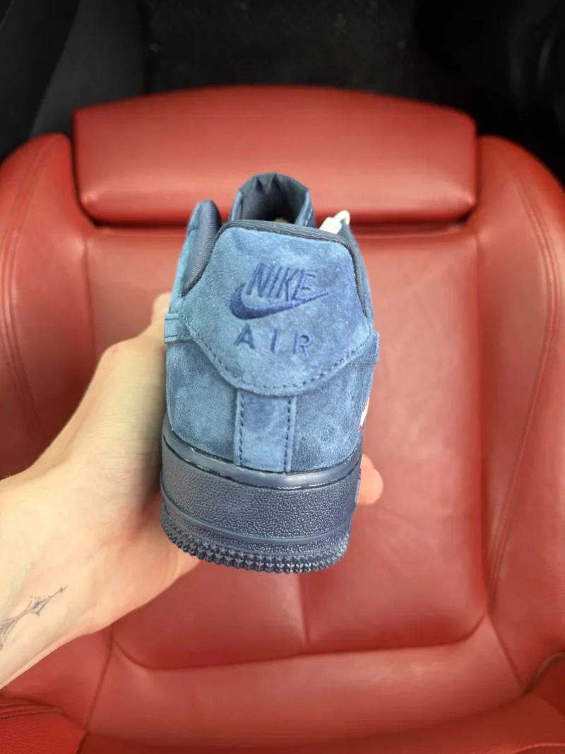 (ОПЛАТА ПІСЛЯ ОГЛЯДУ)Nike Air Force 1 Low x Supreme Blue Найк Аір Форс 1 Лоу х Супрім Сині — фото 6