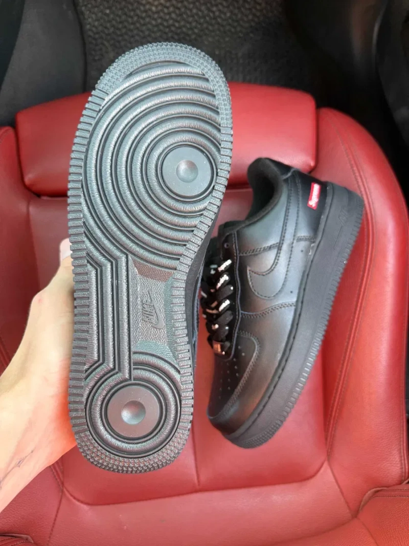 (ОПЛАТА ПІСЛЯ ОГЛЯДУ)Nike Air Force 1 x Supreme Black Найк Аір Форс 1 х Супрім Чорні — фото 6