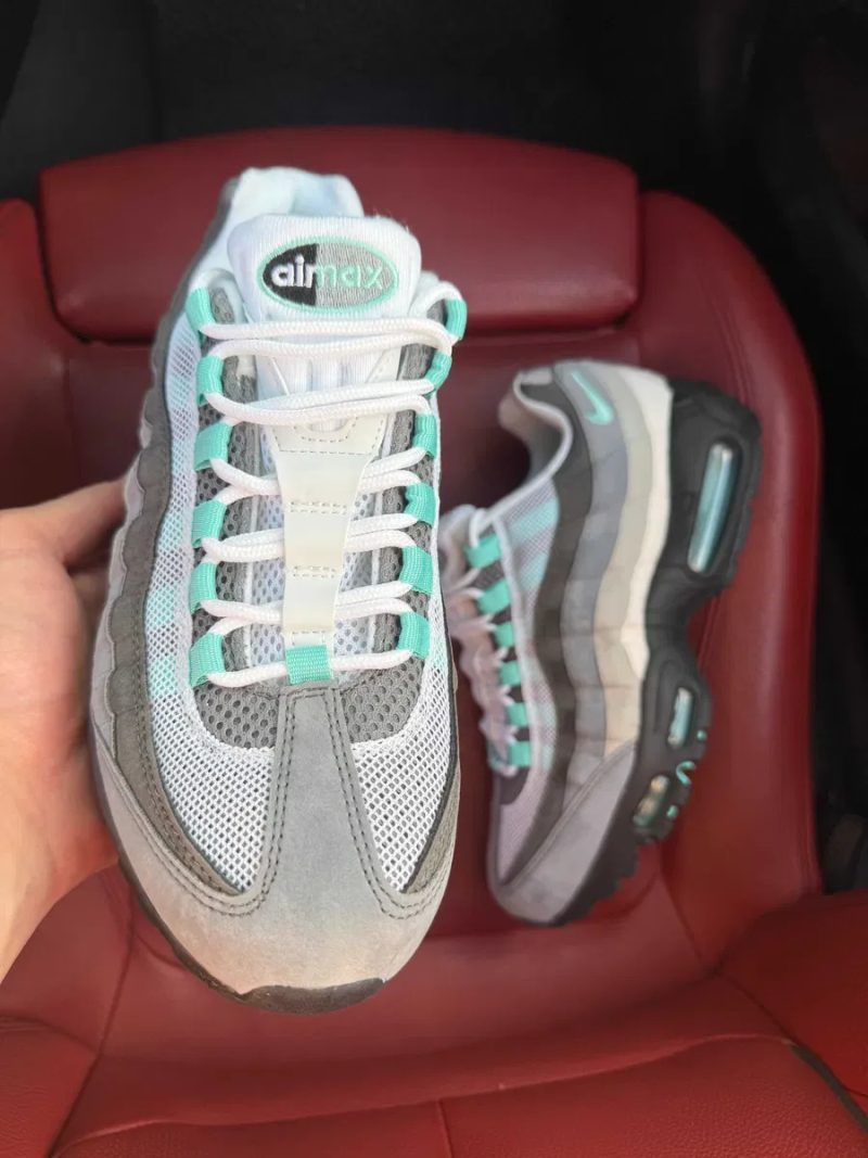 (ОПЛАТА ПІСЛЯ ОГЛЯДУ)Nike Air Max 95 Hyper Turquoise Найк Аір Макс 95 Гіпер Туркоіс — фото 4
