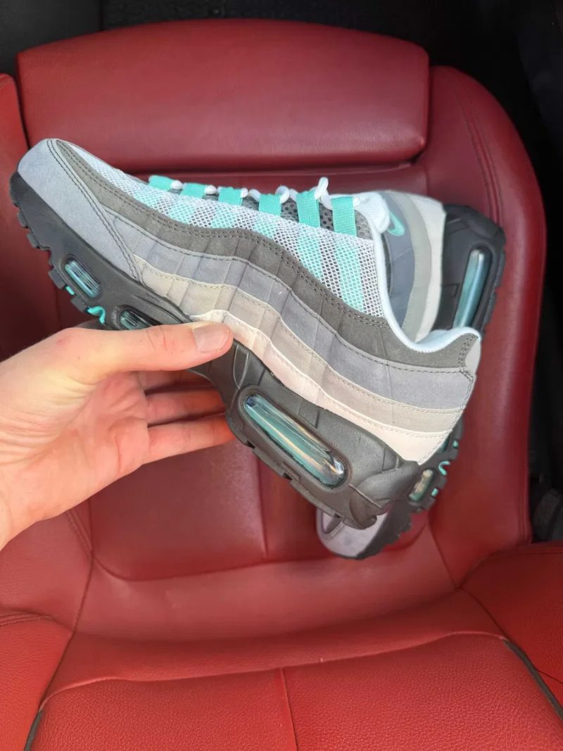 (ОПЛАТА ПІСЛЯ ОГЛЯДУ)Nike Air Max 95 Hyper Turquoise Найк Аір Макс 95 Гіпер Туркоіс — фото 5