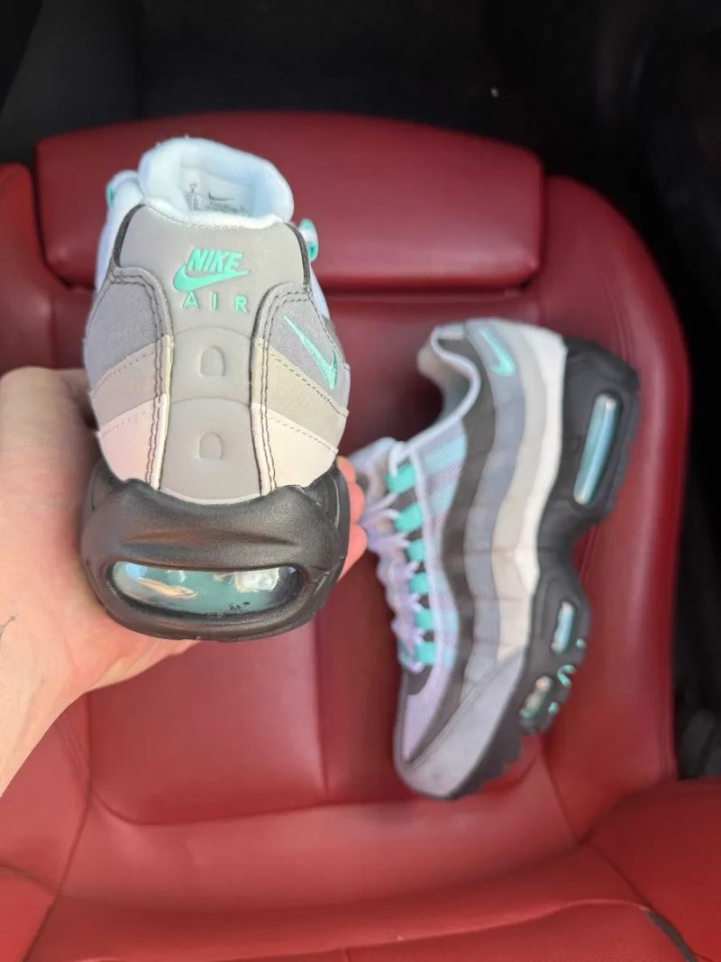 (ОПЛАТА ПІСЛЯ ОГЛЯДУ)Nike Air Max 95 Hyper Turquoise Найк Аір Макс 95 Гіпер Туркоіс — фото 6