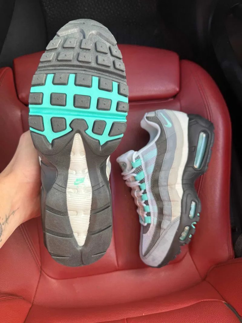 (ОПЛАТА ПІСЛЯ ОГЛЯДУ)Nike Air Max 95 Hyper Turquoise Найк Аір Макс 95 Гіпер Туркоіс — фото 7