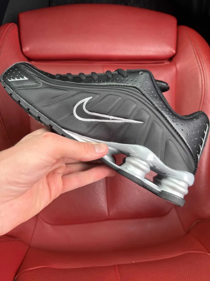 (ОПЛАТА ПІСЛЯ ОГЛЯДУ)Nike Shox R4 Black Grey Найк Шокс Р4 Чорно-сірі — фото 5