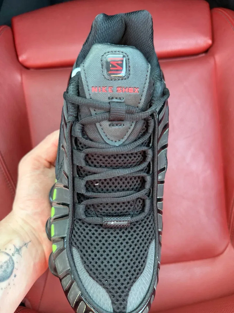 (ОПЛАТА ПІСЛЯ ОГЛЯДУ)Nike Shox TL Black Thermoreactive Green Найк Шокс ТЛ Чорні термоактивні зелені — фото 4