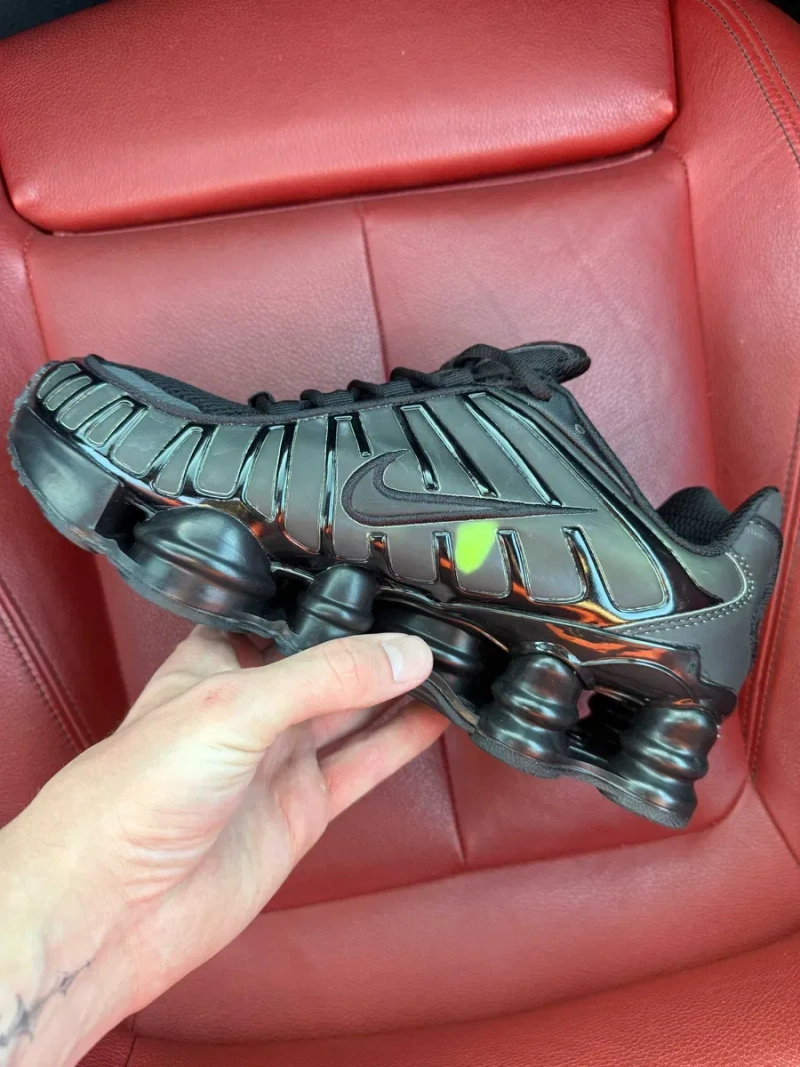 (ОПЛАТА ПІСЛЯ ОГЛЯДУ)Nike Shox TL Black Thermoreactive Green Найк Шокс ТЛ Чорні термоактивні зелені — фото 5