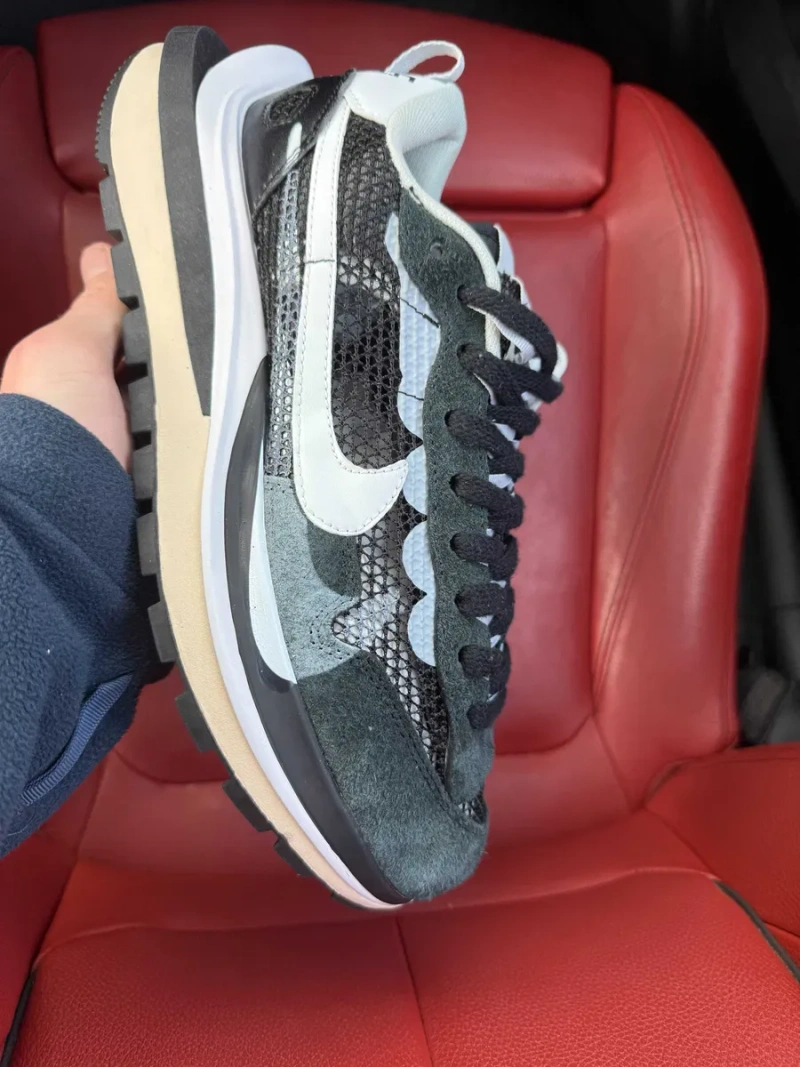 (ОПЛАТА ПІСЛЯ ОГЛЯДУ)Nike x Sacai VaporWaffle Black White Найк х Сакай — фото 2