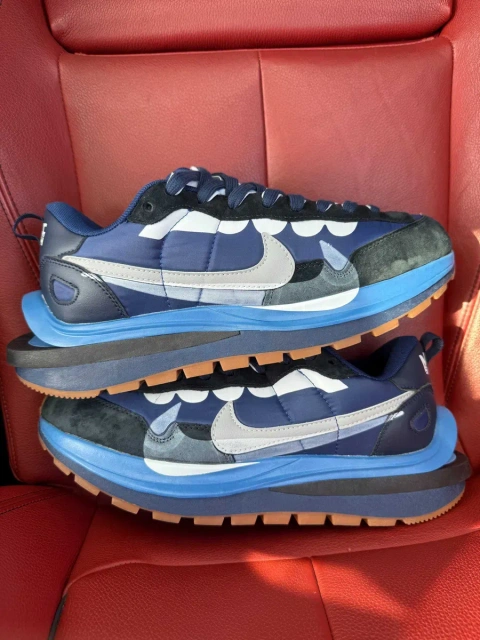(ОПЛАТА ПІСЛЯ ОГЛЯДУ)Nike x Sacai VaporWaffle Blue Brown Найк х Сакай