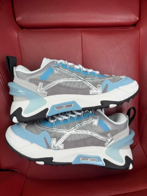 (ОПЛАТА ПІСЛЯ ОГЛЯДУ)Off White Odsy 2000 Blue White Офф Вайт Одсі 2000