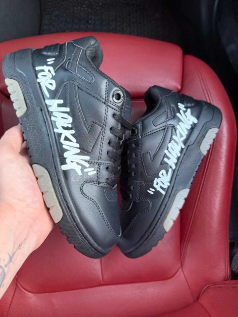 (ОПЛАТА ПІСЛЯ ОГЛЯДУ)Off White Out of Оffice Black Офф Вайт Аут оф Офіс Чорні