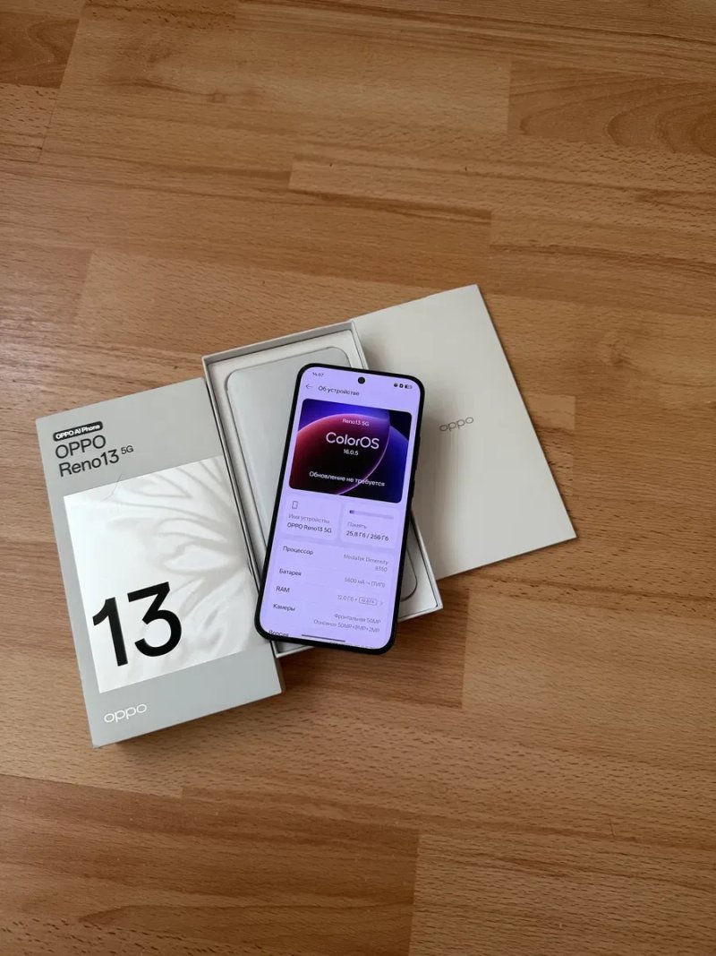 Oppo Reno 13 5G 12/256 Luminous Blue — фото 5