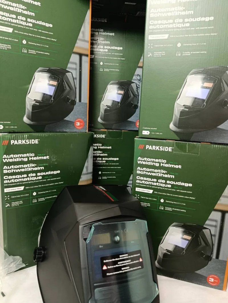 Оригін Автоматична зварювальна маска PARKSIDE PSHL 2 D1, маска хамелеон парксайд, зварювальна маска parkside, автоматична маска хамелеон для зварки — фото 5