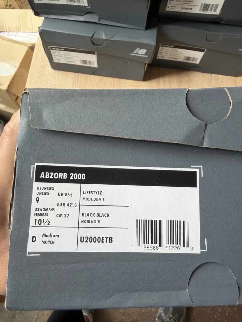 Оригінал 100% чоловічі кросівки new balance  abzorb 2000  42.5, 43,44,45.5, 46 — фото 8