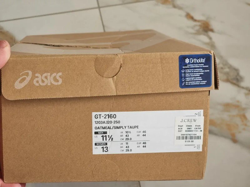 Оригінал 100% кросівки asics gt-2160  eur 46 — фото 8