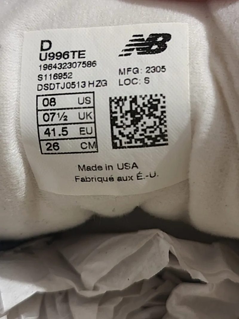 Оригінал 100% кросівки New Balance 996 mide in USA   EUR 41.5 — фото 7