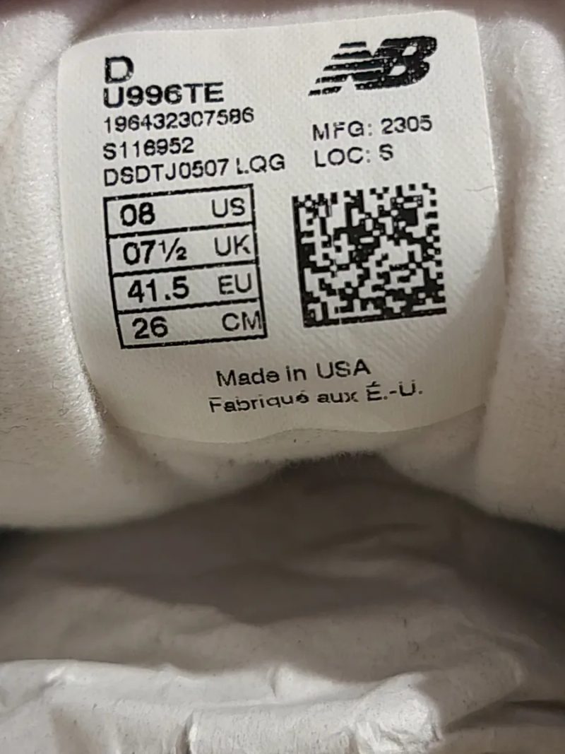 Оригінал 100% кросівки New Balance 996 mide in USA   EUR 41.5 — фото 8