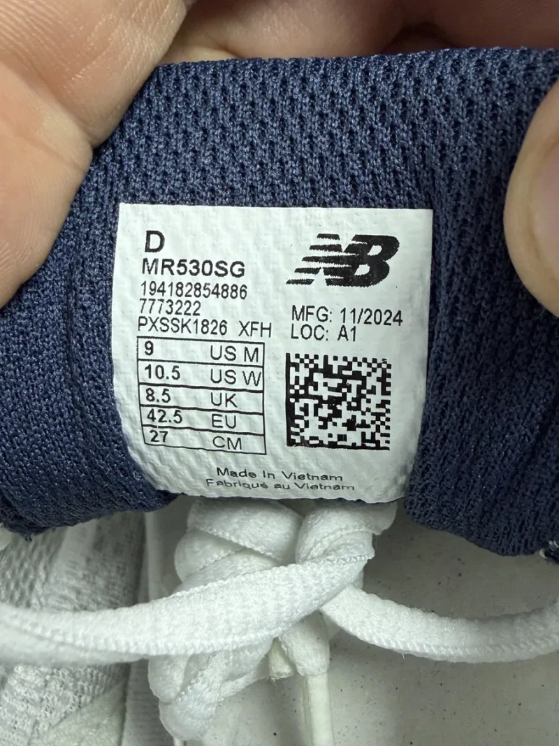 Оригінал 100% кросівки  New Balance Mr530 White MR530sg / 26,5см/ 27см/ — фото 6
