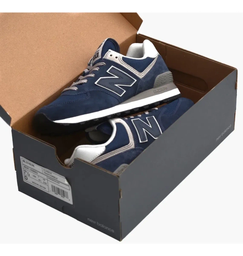 Оригінал 100% New Balance 574 Classic Gl Blue ML574EVN ( 27см) — фото 7