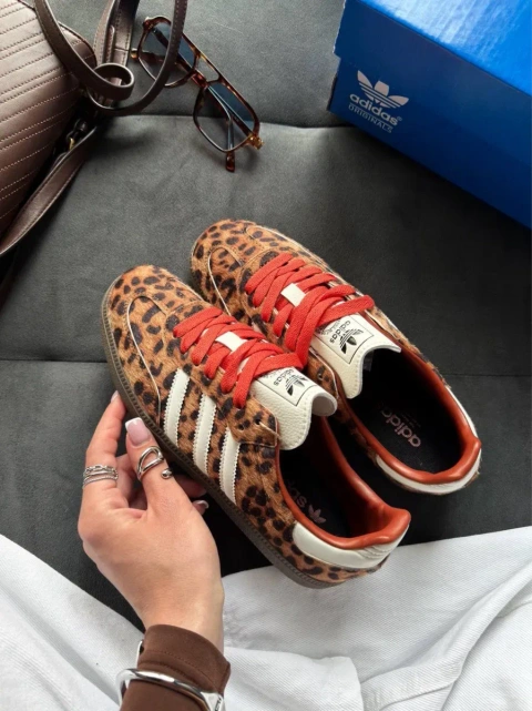 ОРИГІНАЛ‼️36-40 Adidas Samba OG Preloved Red Leopard Spezial 327