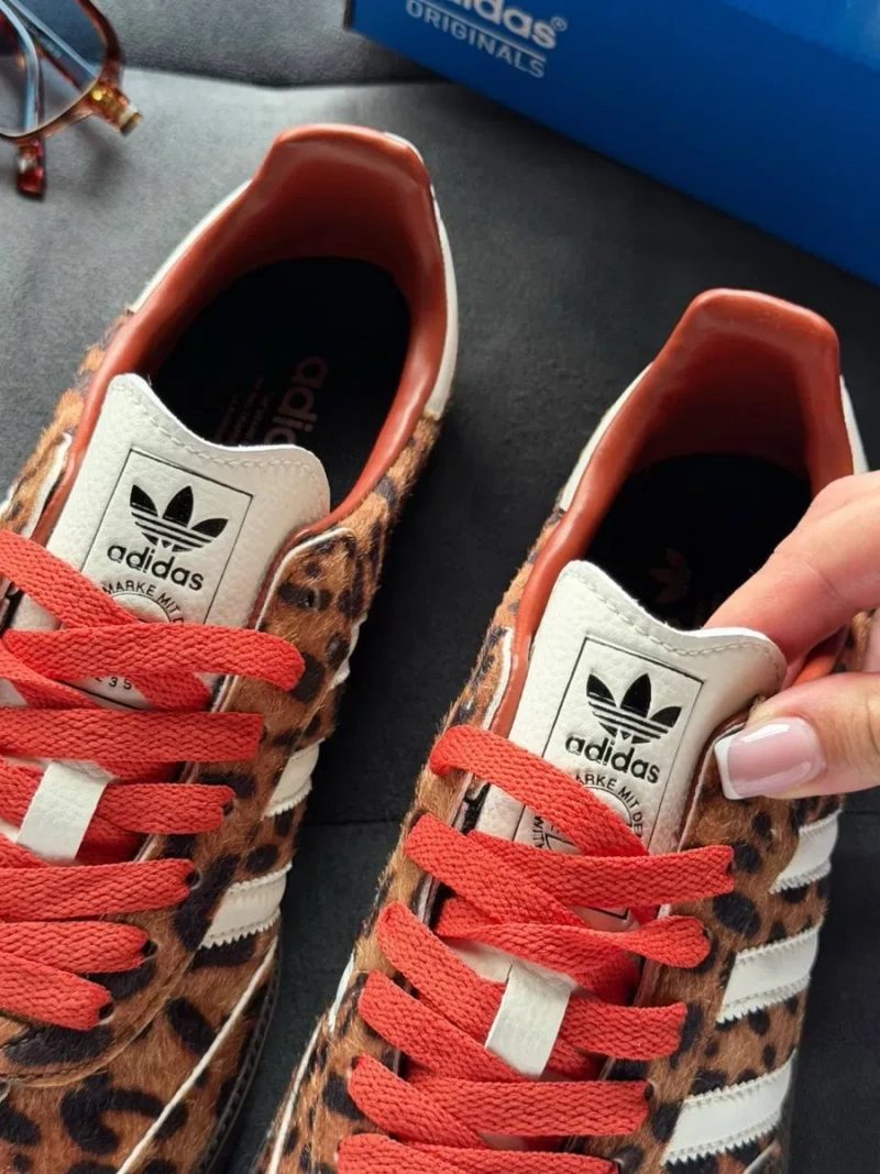 ОРИГІНАЛ‼️36-40 Adidas Samba OG Preloved Red Leopard Spezial 327 — фото 3