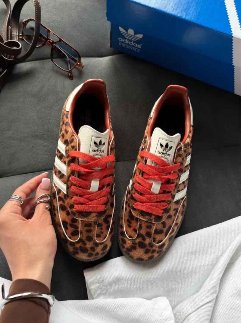 ОРИГІНАЛ‼️36-40 Adidas Samba OG Preloved Red Leopard Spezial 327 — фото 5