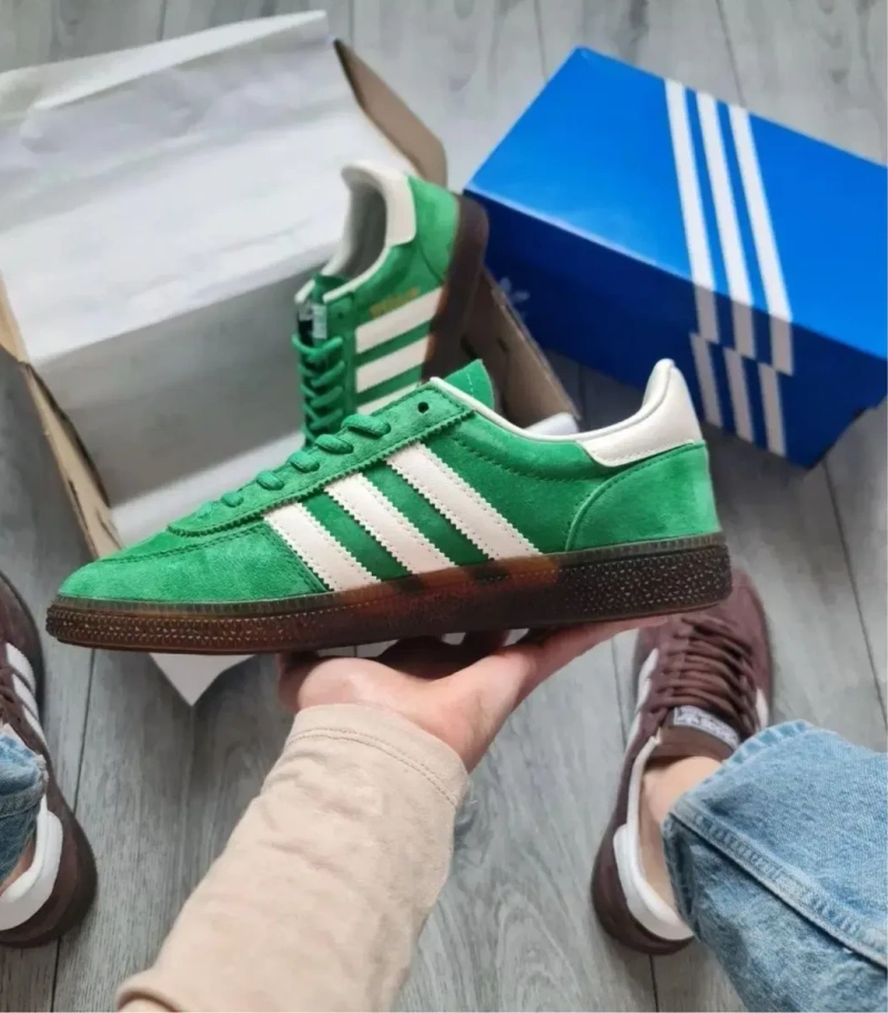 ОРИГІНАЛ‼️36-41 Adidas Handball Spezial Preloved Green White Samba — фото 4