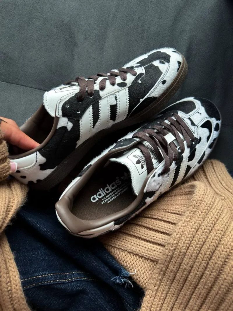 ОРИГІНАЛ‼️36-41 Adidas Samba OG Cow Print Dark Brown White / Spezial Air ON shox dragon milk leo — фото 2