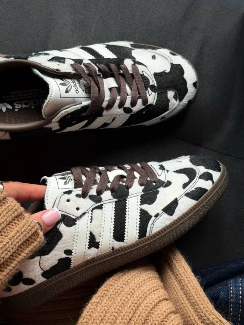 ОРИГІНАЛ‼️36-41 Adidas Samba OG Cow Print Dark Brown White / Spezial Air ON shox dragon milk leo — фото 3