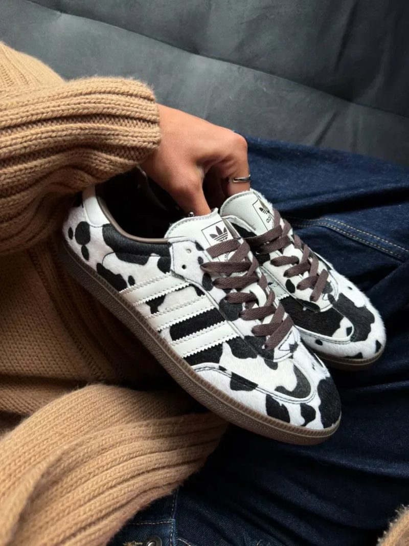 ОРИГІНАЛ‼️36-41 Adidas Samba OG Cow Print Dark Brown White / Spezial Air ON shox dragon milk leo — фото 5