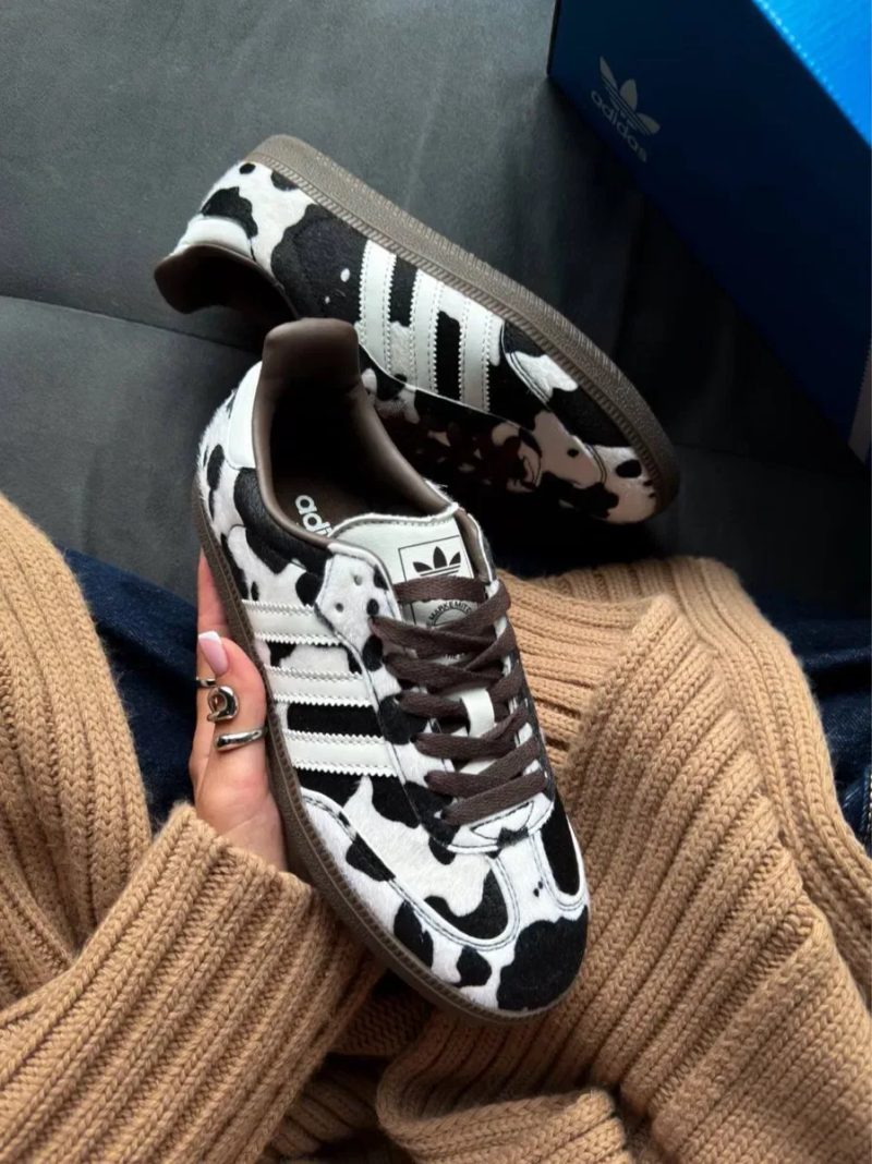 ОРИГІНАЛ‼️36-41 Adidas Samba OG Cow Print Dark Brown White / Spezial Air ON shox dragon milk leo — фото 6