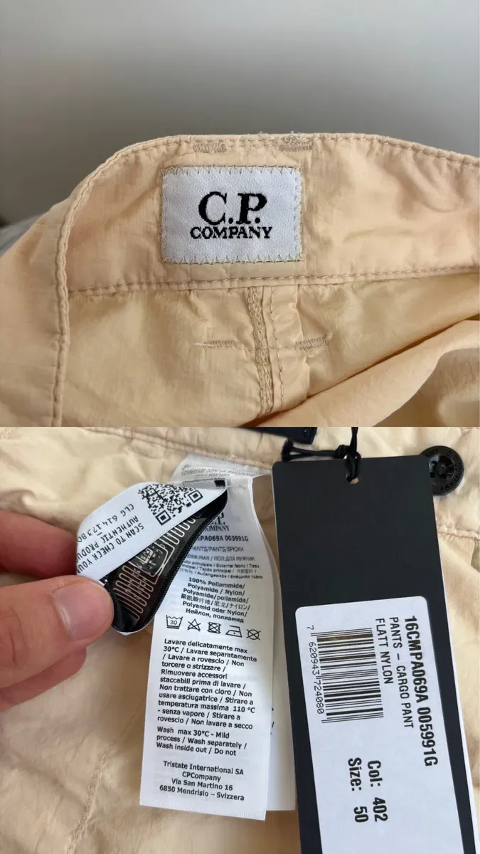 ОРИГІНАЛ! Брюки C.P. Company Flatt Nylon Cargo Pant Regular Utility — фото 8