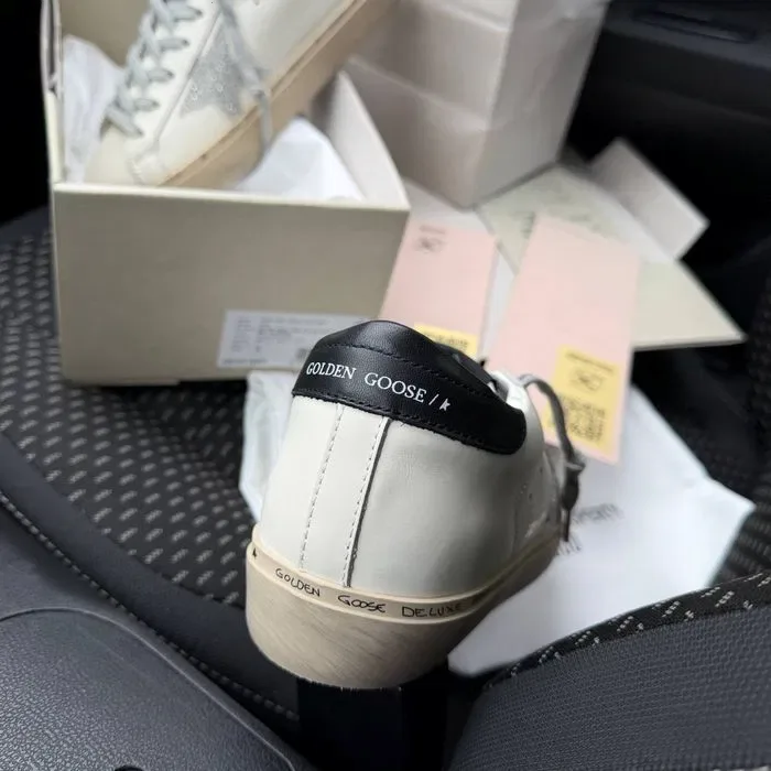 Оригинал италия Golden Goose кеды новые женские белые кожаные — фото 3