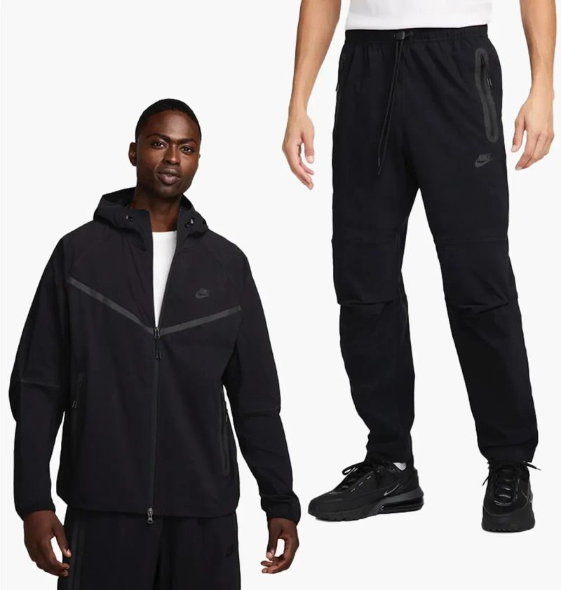 Оригінал! Костюм Nike Tech Wolven (чорний) (L) Новий з бірками! — фото 2