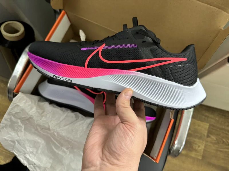 Оригінал Кросівки NIKE AIR ZOOM PEGASUS 38 BLACK. (28см) — фото 4