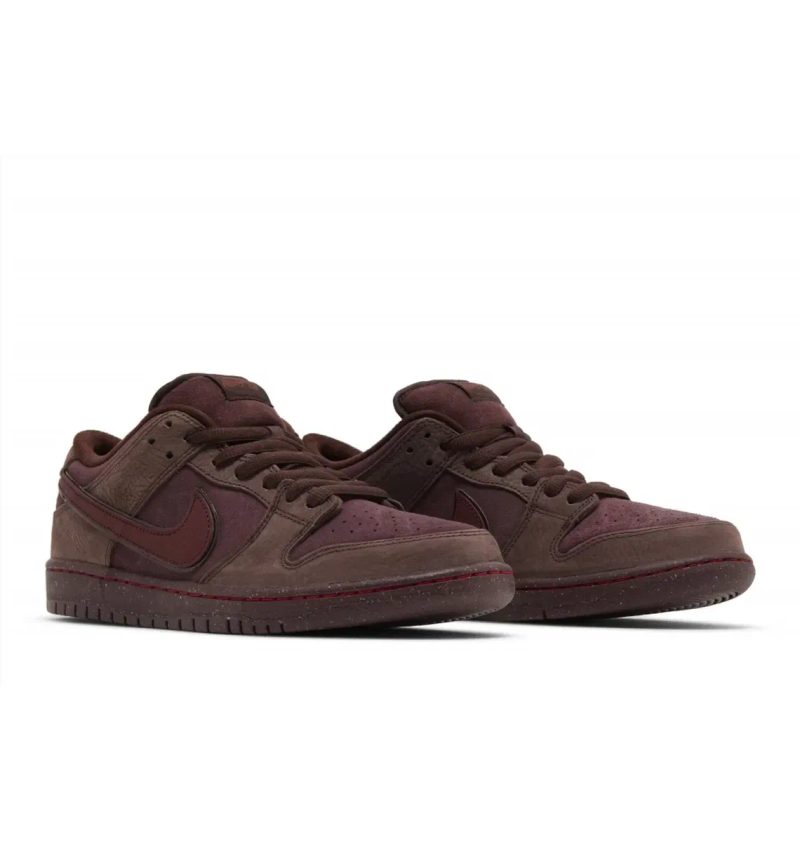 Оригінал! Кросівки Nike Dunk Low PRM (бордові) (41, 42, 42.5) — фото 2