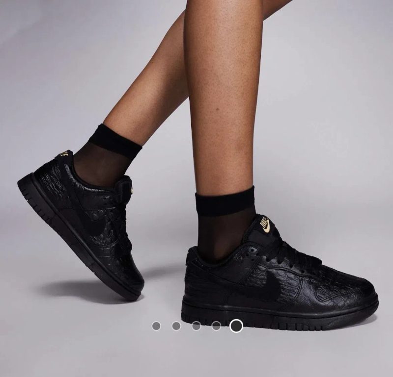 ОРИГІНАЛ  кросівки жіночі NIKE DANK  LOW   шкіряні — фото 4