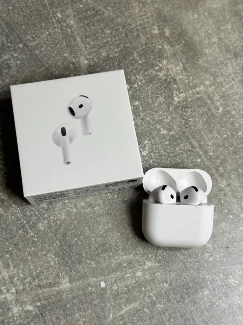ОРИГІНАЛ МІКРОФОН + ШУМОДАВ AirPods 4,lux 1:1 з  оригінальним мікрофоном та шумоподавленням — фото 3