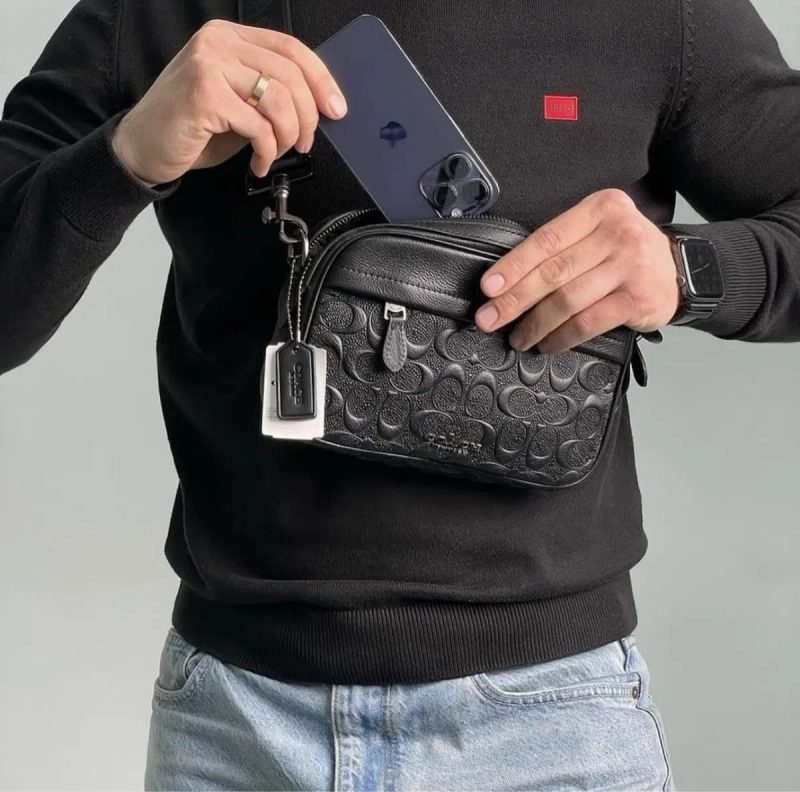 ОРИГИНАЛ! Мужская сумка Coach crossbody | Чоловіча сумка | Мессенджер — фото 3