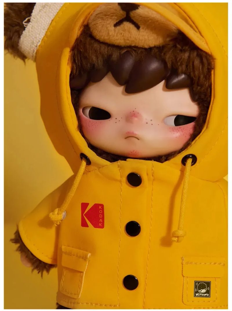 Оригінал Pop Mart Hirono × Kodak Click Bear Plush Doll Pendant — фото 5