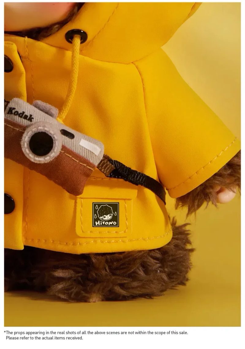 Оригінал Pop Mart Hirono × Kodak Click Bear Plush Doll Pendant — фото 6